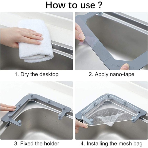Triangle Tri-Holder Filter, Vask Si, Biodegra