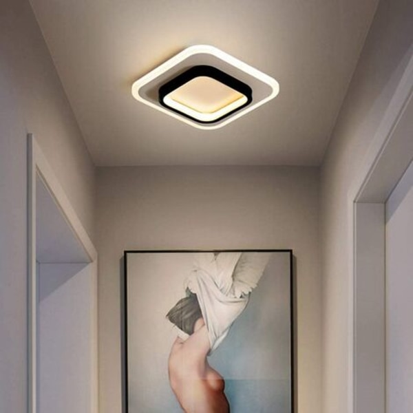 22W firkantede taklamper, LED-taklamper, 3500K taklampe