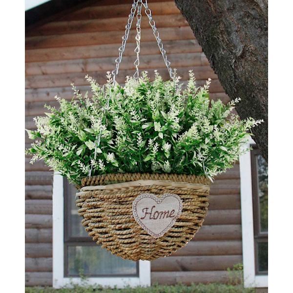 8 Bundter Kunstig Lavendel Blomsterplanter UV-resistent Faux