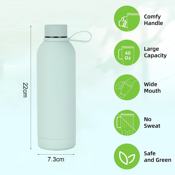 1 kpl 500 ml ruostumattomasta teräksestä valmistettu kannettava termosmuki autoon, pieni suuaukko, ulkoiluun ja urheiluun