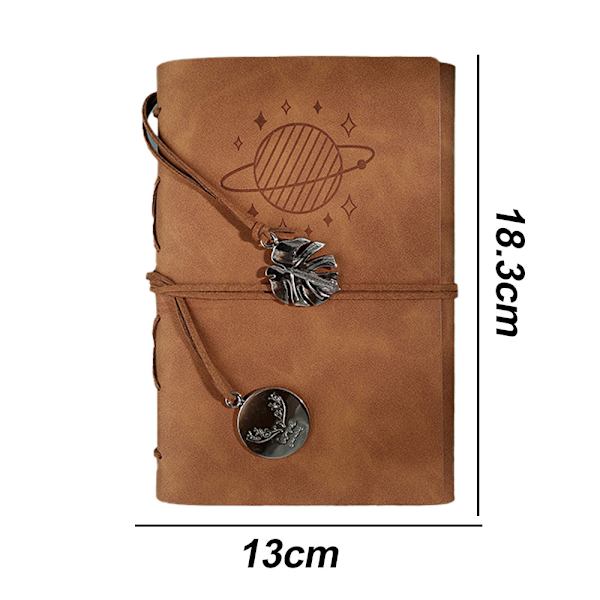 Journal Notebook, Dagbog Skitsebog Gaver, Kraftpapir Indre