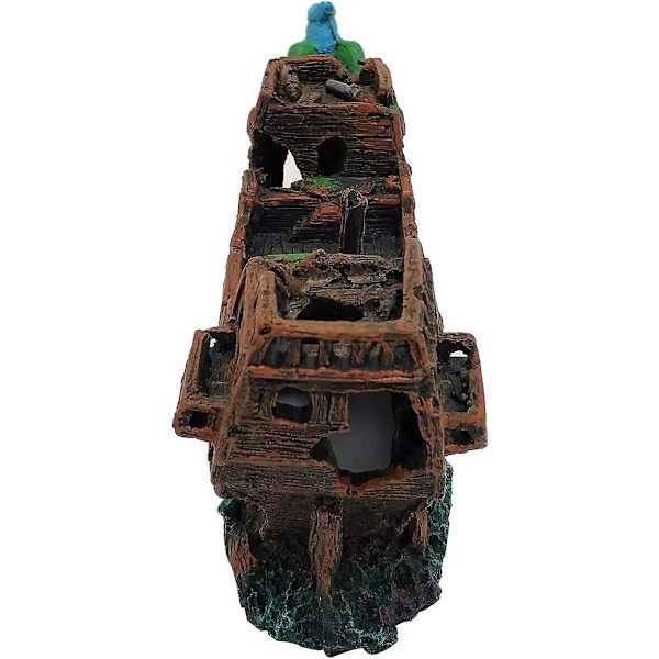 Akvarie Ornament 24X10X7 Cm Resin Tilbehør Akvarium