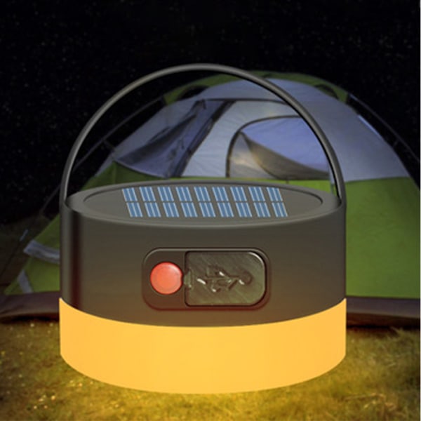 Campinglys, Genopladelig Solar Campinglampe Lommelygte Multi