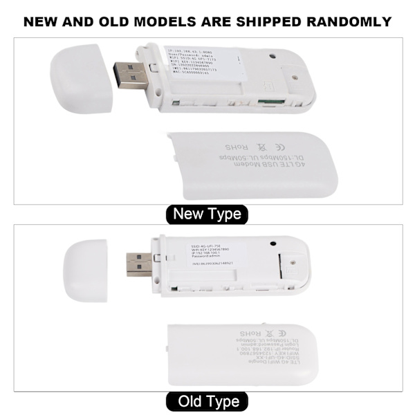 4G LTE USB trådløs netværksadapter Pocket WiFi Router Mobil Hotspot Modem Stick
