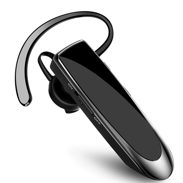 Langattomat yhden korvan Bluetooth kuulokkeet - musta
