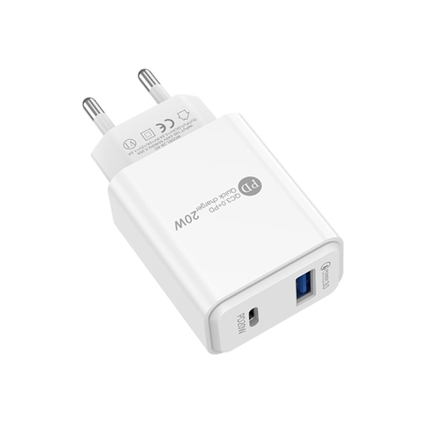 USB-C Snabbladdare Snabbadapter Plug Reseadapter Konverter