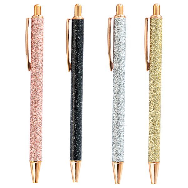 4Pcs Ballpoint Pens, Comfortable Writing Pens,Cute Pens Office