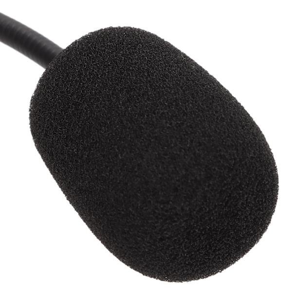 S480 Telefonheadset 3,5 mm plugg brusreducering justerbart enkelöra kundtjänst headset för datorer svart