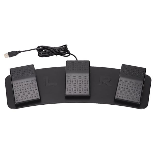 USB Triple Foot Switch Pedal Multifunktionell Ergonomisk Triple Foot Switch Pedal för att spela spel Fabriks Testning (Fotoelektrisk Switch)