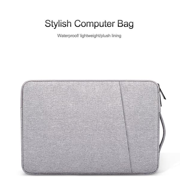 Laptopfodral 14.1 tommer/15.4 tommer lærred Grå Grey 24