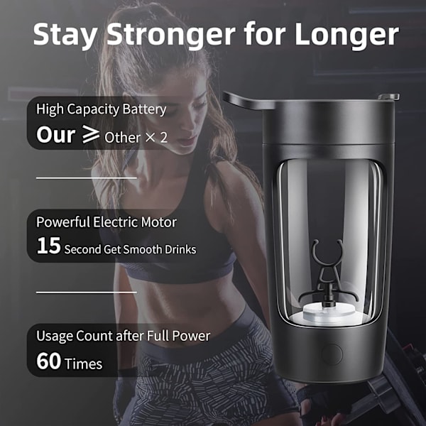 Sähköinen shaker-pullo, shaker-pullot proteiinisekoituksille,