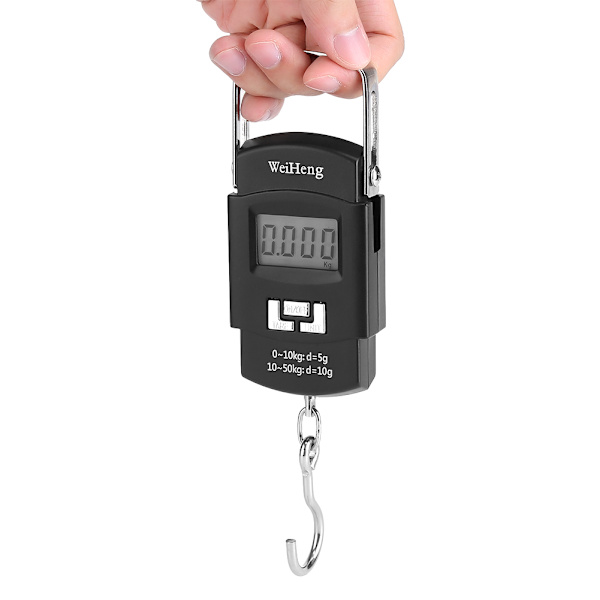 WEIHENG Digital Hängande Vågskala LCD Elektronisk Fickvåg Bagagevägning
