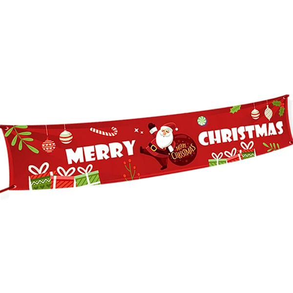 Glædelig Jul Banner Dekoration Jul Glædelig Jul