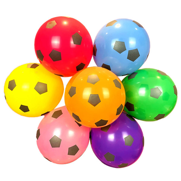 Fotbollsballonger, Latex fotbollsballonger Kit Fotbollsfest