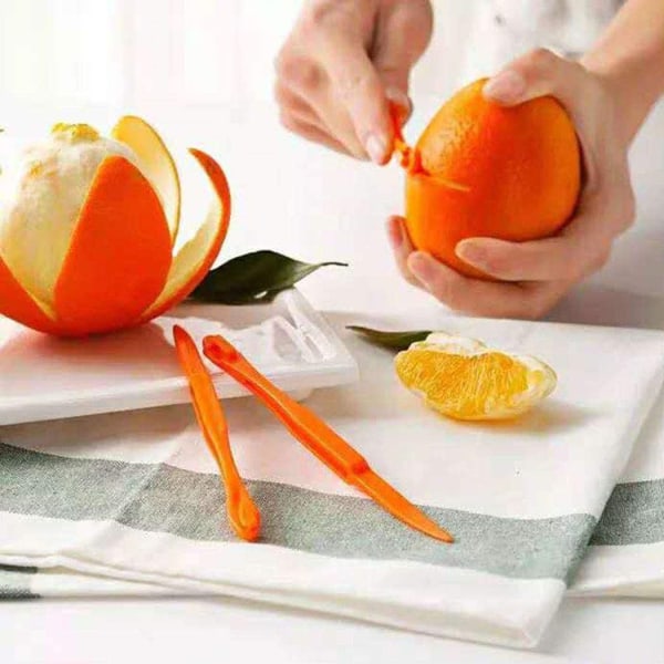 Apelsinskalare Verktyg Citrusskalsskärare Plast Lätt frukt