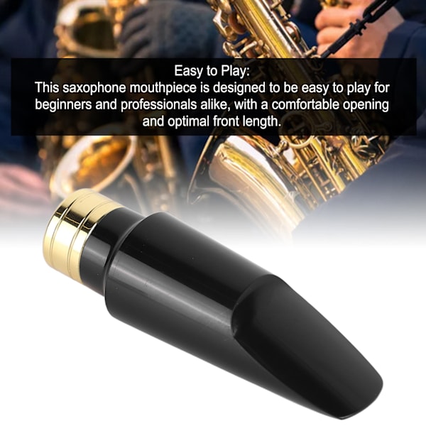 Saxofon munnstykke profesjonell sopran metall saksofon fløyte hode munnstykke erstatning musikkinstrument tilbehør