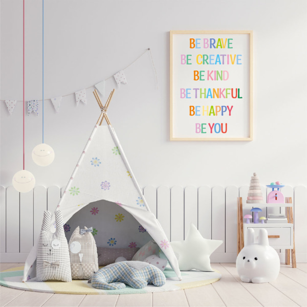 Alphabet Wall Stickers 2-tums nummer Markers Classroom Home