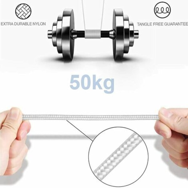 iPhone-laderkabel 1M/2M/2M/3M [MFi-sertifisert] Lightning