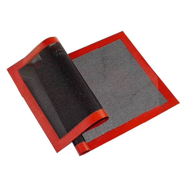 2 stk perforert silikonfiberglassmatte 30x40cm kjeks bakeverk bakepannematte ovnforingspute