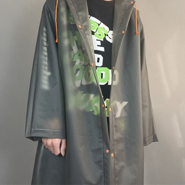 Super gennemsigtig regnfrakke til Fashion EVA vandtæt regn