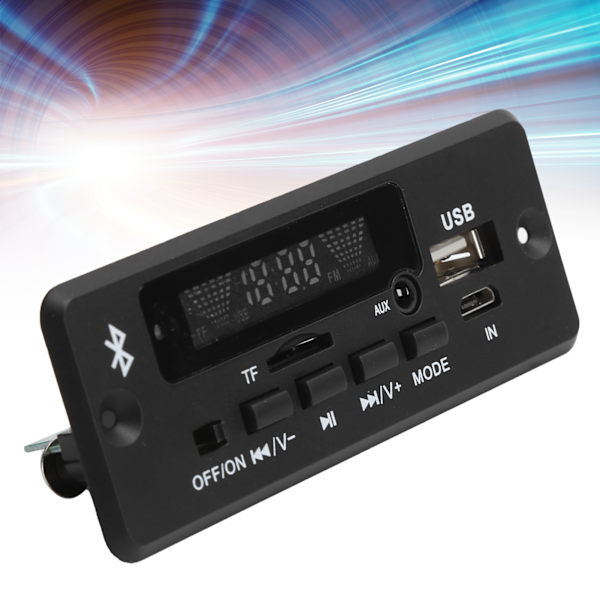 02CABT Dekoodauskortti Yleinen WAV Dekoodausmoduuli MP3 Dekoodauskortti Bluetooth-puhelullaMusta