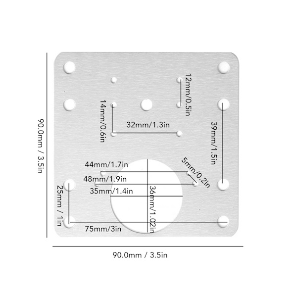 30 kpl Kaapin Oven Korjauslevyjen Sarja, 9x9cm Ruostumattomasta Teräksestä Valmistetut Korjauslevyt