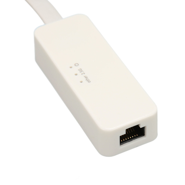 USB-RJ45-sovitin 2500M Plug and Play - Kannettava, laajasti yhteensopiva USB-Ethernet-sovitin kannettavalle, tabletille, tyyppi C, valkoinen
