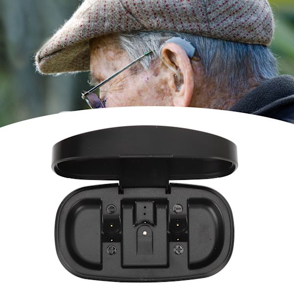 A13 Hörförstärkarbatterier Laddare USB Bärbar Långvarig Cykel Laddningsbar Batteriuppsättning