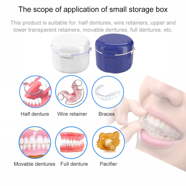 Case för rengöring, ortodontisk tandhållare för