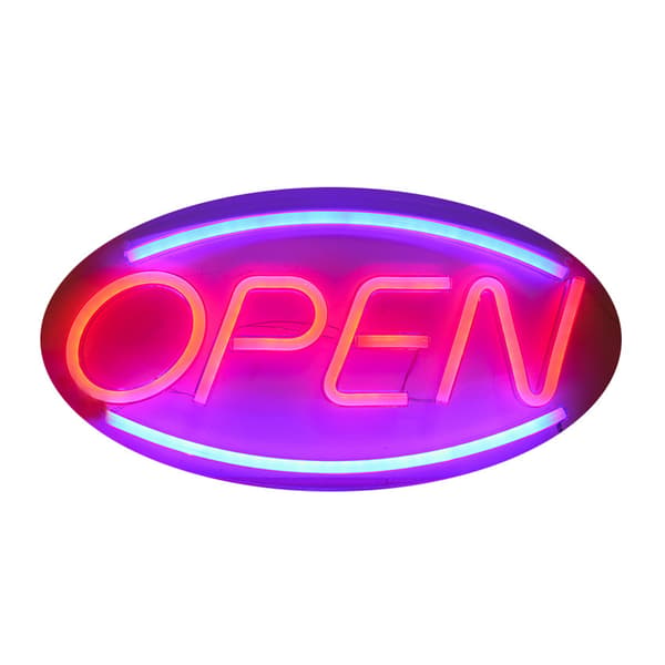 Neon Åbent Skilt Til Butik