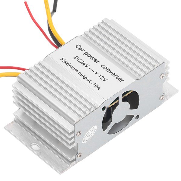 DC24V till DC12V Spänningstransformator 10A 120W DC Spänningsreducerare Strömförsörjningsomvandlare IP68 Vattentät för Golfbil