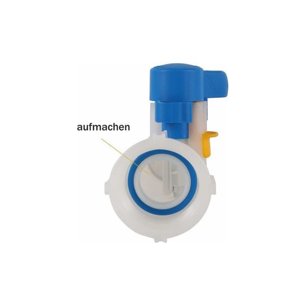 60 mm IBC-adapter – 1000 liters plasttankventil – Vandtæt forbindelse til regnvandstank – Nem installation