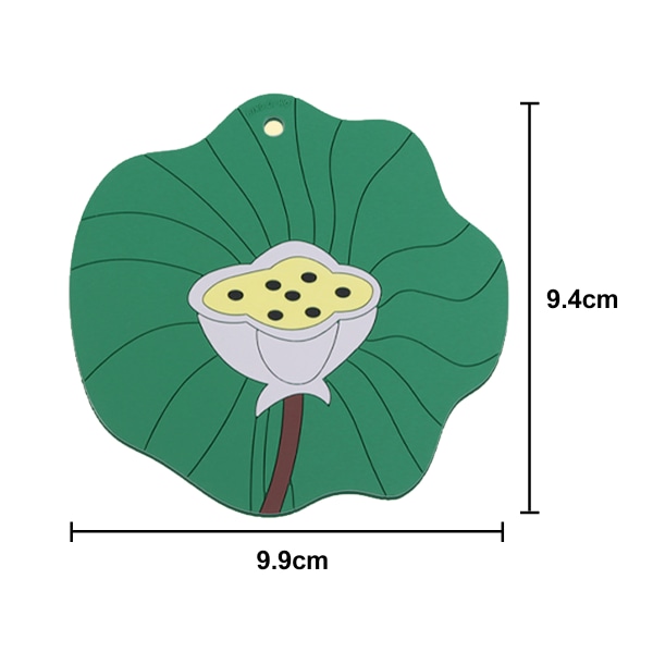 10 stk lotusblomst lotusblomst isolerende matte kan henge middagstallerken matte gryteunderlag varmebestandig anti-skoldeskål matte tekopp matte anti