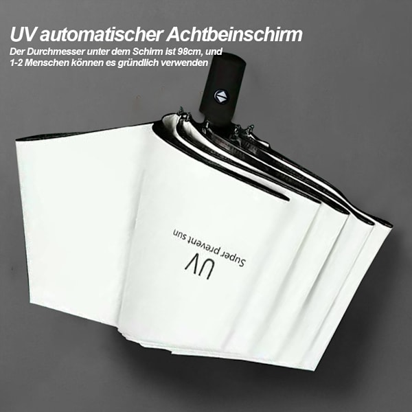Vindafvisende rejse paraply kompakt sammenklappelig omvendt