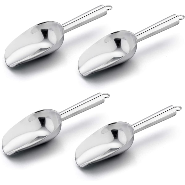 Mini Scoop, 3 Ounce Stainless Steel Kitchen Utility Scoops,