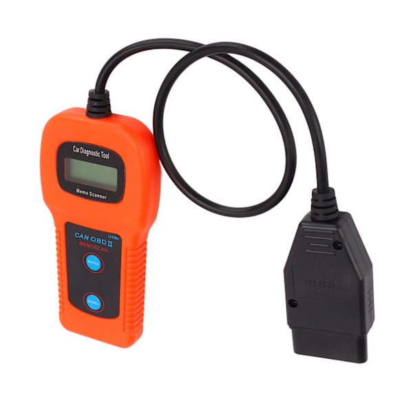 U480 Bil OBD2 Diagnostisk Skanner LCD-Skärm 10‑12V DC Universal Motor Kodläsare Verktyg