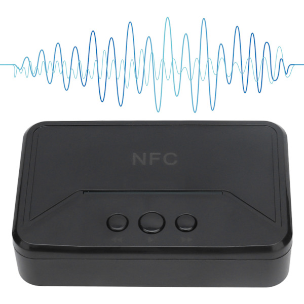 5.0 Bluetooth Adapter Modtager Stabil Sort USB Opladning Trådløs NFC Bluetooth Modtager