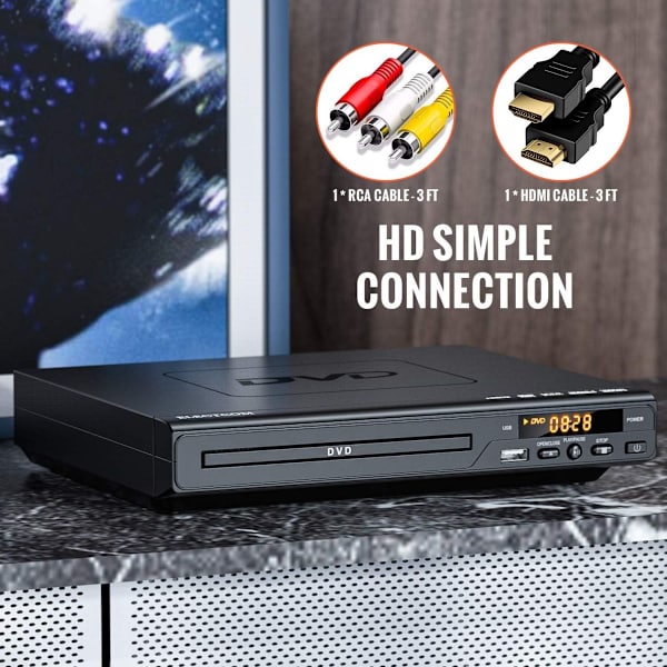 DVD-afspiller, CD-afspiller til hjemmet, DVD-afspiller til fjernsyn