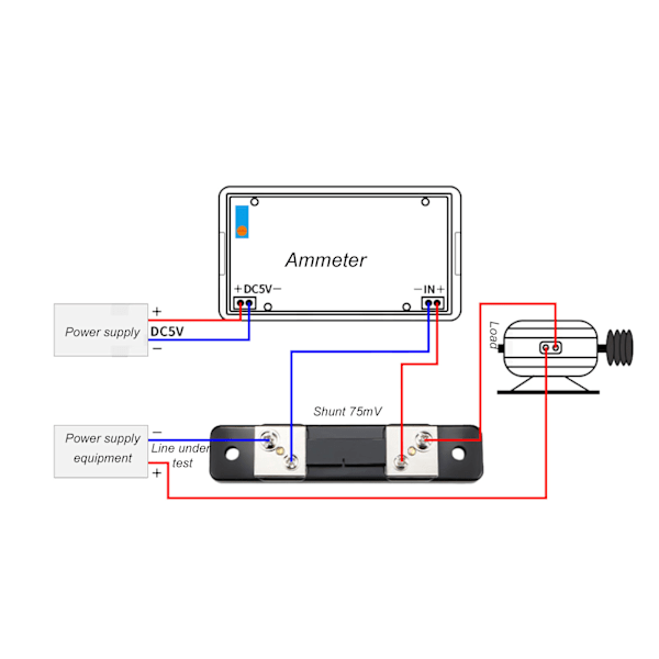 10 stk./sæt 75mV DC Strømmåler Shunt Modstand til Testudstyr Digital Analog Amperemetre 15A