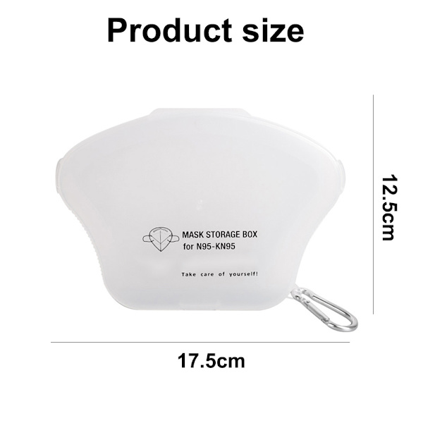 Förvaringslåda för plastmasker K95 engångsbarnmask dammlåda