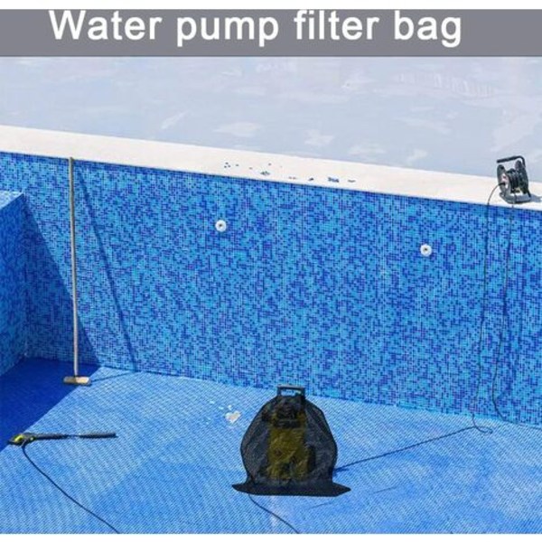 2 stk Mesh Pump Bag, Mesh Vannpumpe Filter Bag, Pump