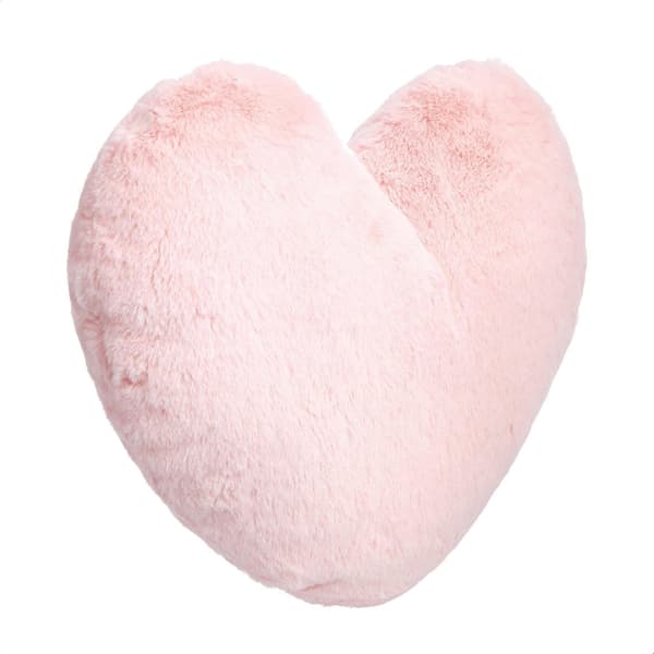 Pæon Pink Hjerte Pyntepude, 46*36cm