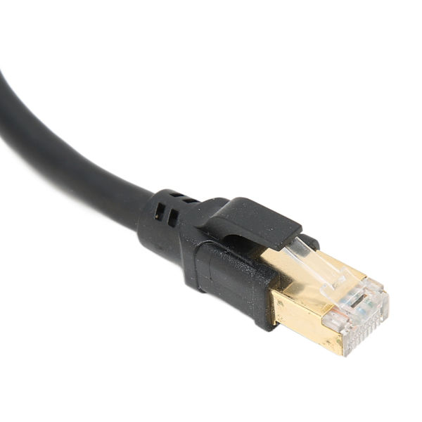 RJ45 Ethernet-adapterkabelforlænger 1 til 2 porte Fremragende forbindelsestransmissions splitteradapter til hjemmekontoret