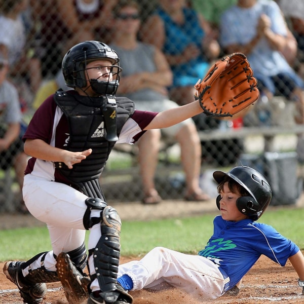 Baseballhandsker, Børn Teenagere Ungdom Holdbar Læder Softball