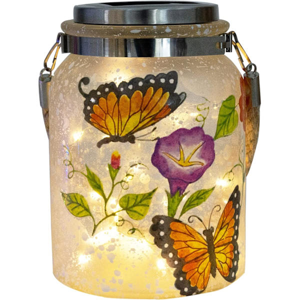 Solcellelykt Butterfly Fairy Lights, Bursdagsjulegaver, Vann