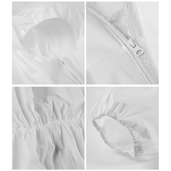 L/XL/XXL-Unisex suojapuku - Siamese koko vartalon kertakäyttöinen P