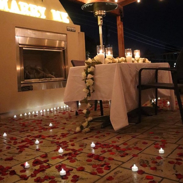 1200 stk kunstige roseblader, ikke-vevde blomsterblader for