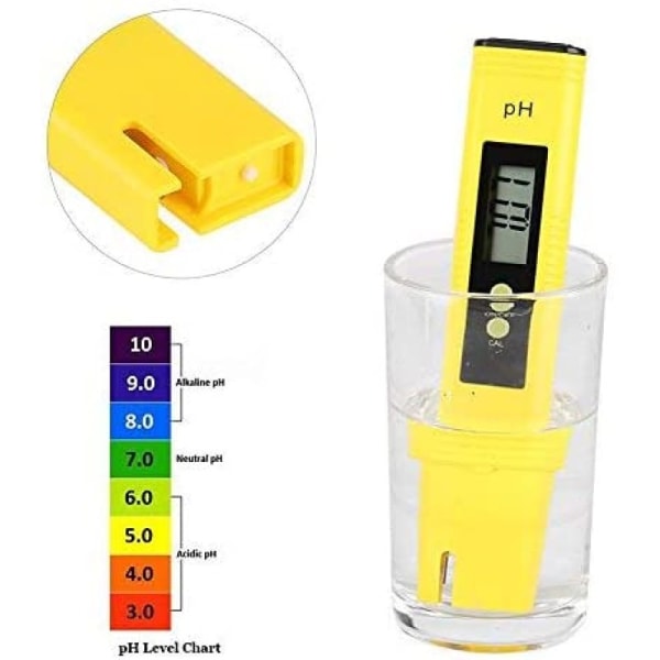 pH Messgerät, Digital pH Wert Teststift PH-Tester mit