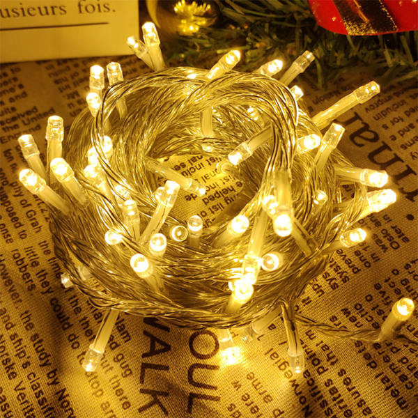 65.6FT 200 LED String Lights Fairy Lights 8 Modes Plug In For Ho blue