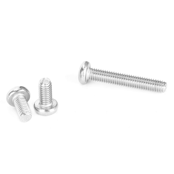 662 deler DIY kombinasjonssett M3 panhodet kryssmaskinskruer + flate elastiske skiver + muttere